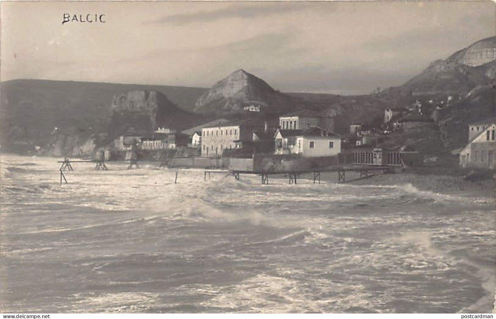 Bulgaria - BALCHIK Balcic - View From The Sea - REAL PHOTO - Bulgaria