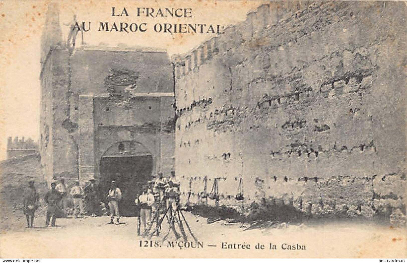 La France Au Maroc Oriental - MSOUN M'Çoun - Entrée De La Casbah - Ed. N. Boumendil (Taourit) 1218 - Other & Unclassified