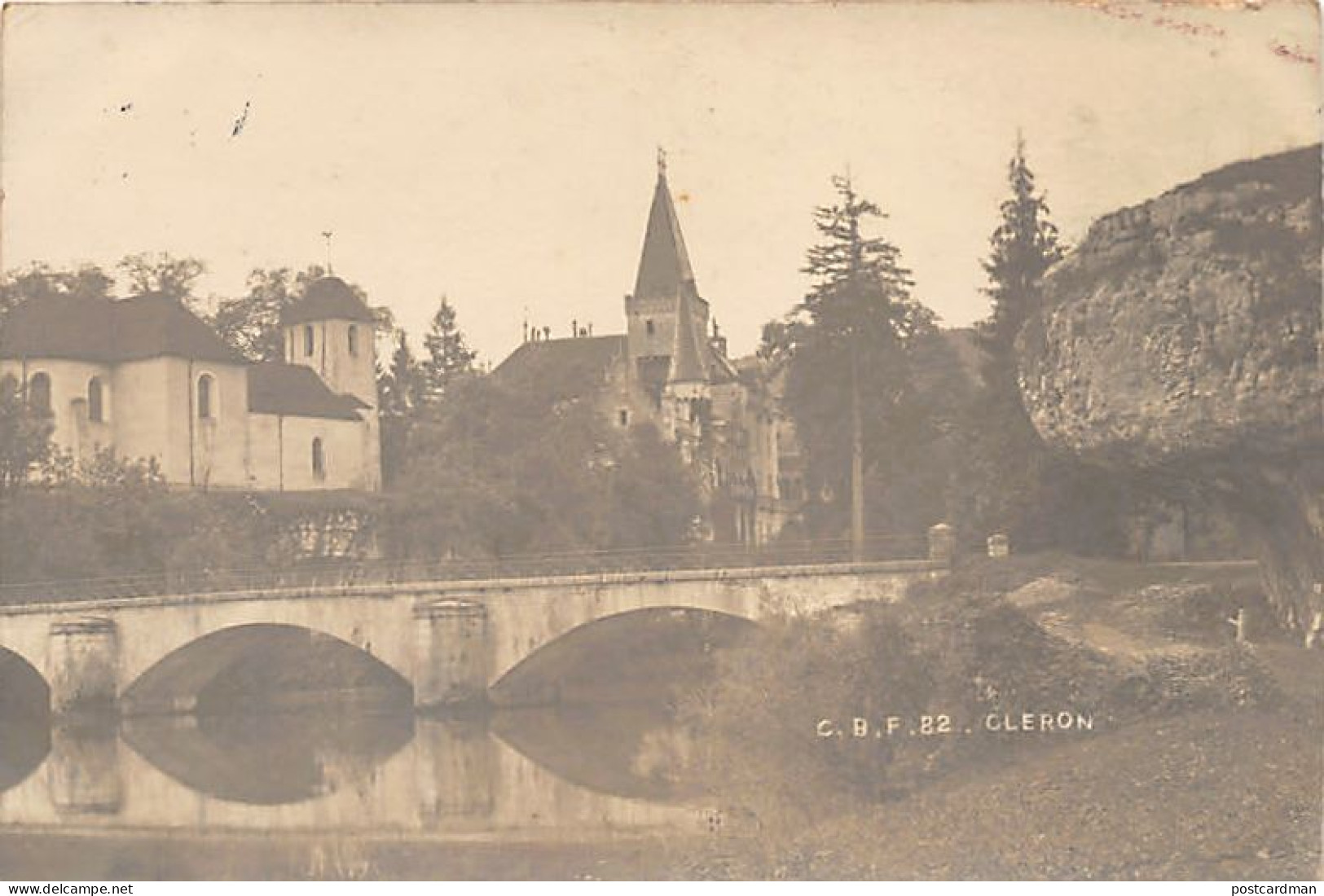 Cléron (25) CARTE PHOTO  - Ed. C.B.F. 82 - Autres & Non Classés