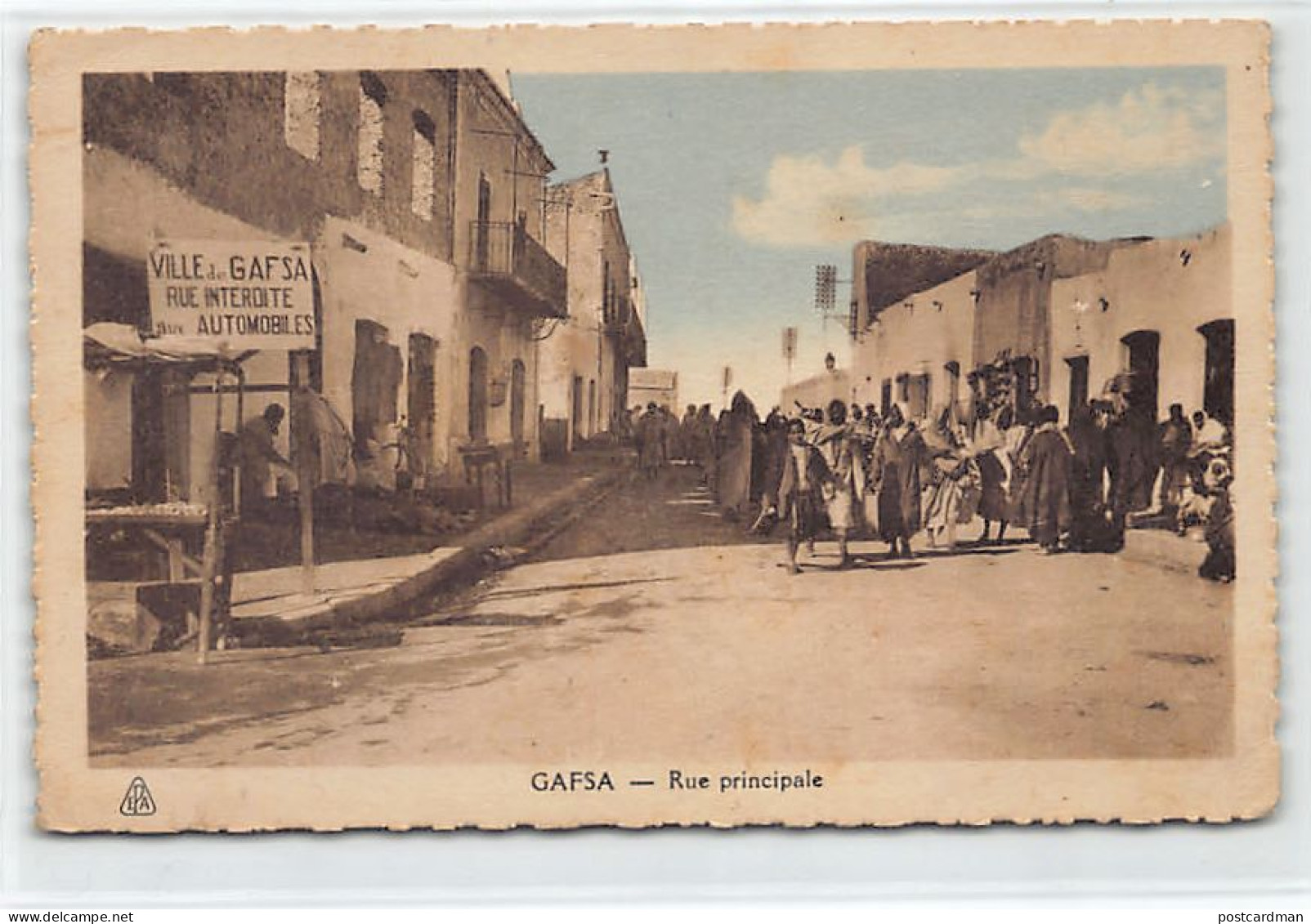 GAFSA - Rue Principale - Ed. EPA  - Tunisia
