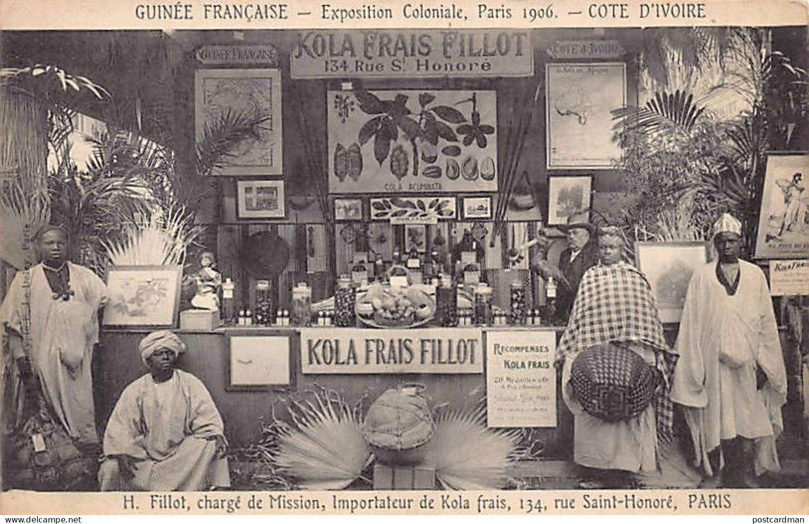 Guinée Conakry - H. Fillot, Importateur De Kola Frais à L'Exposition Coloniale De Paris En 1906 - Ed. Inconnu  - Guinee