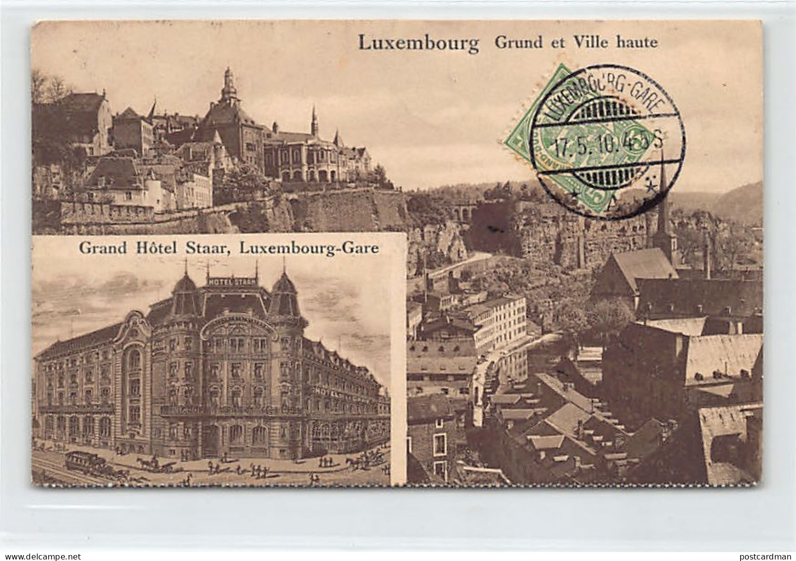 LUXEMBOURG-VILLE - Grand Hôtel Staar - Ed. Inconnu  - Luxemburg - Stadt