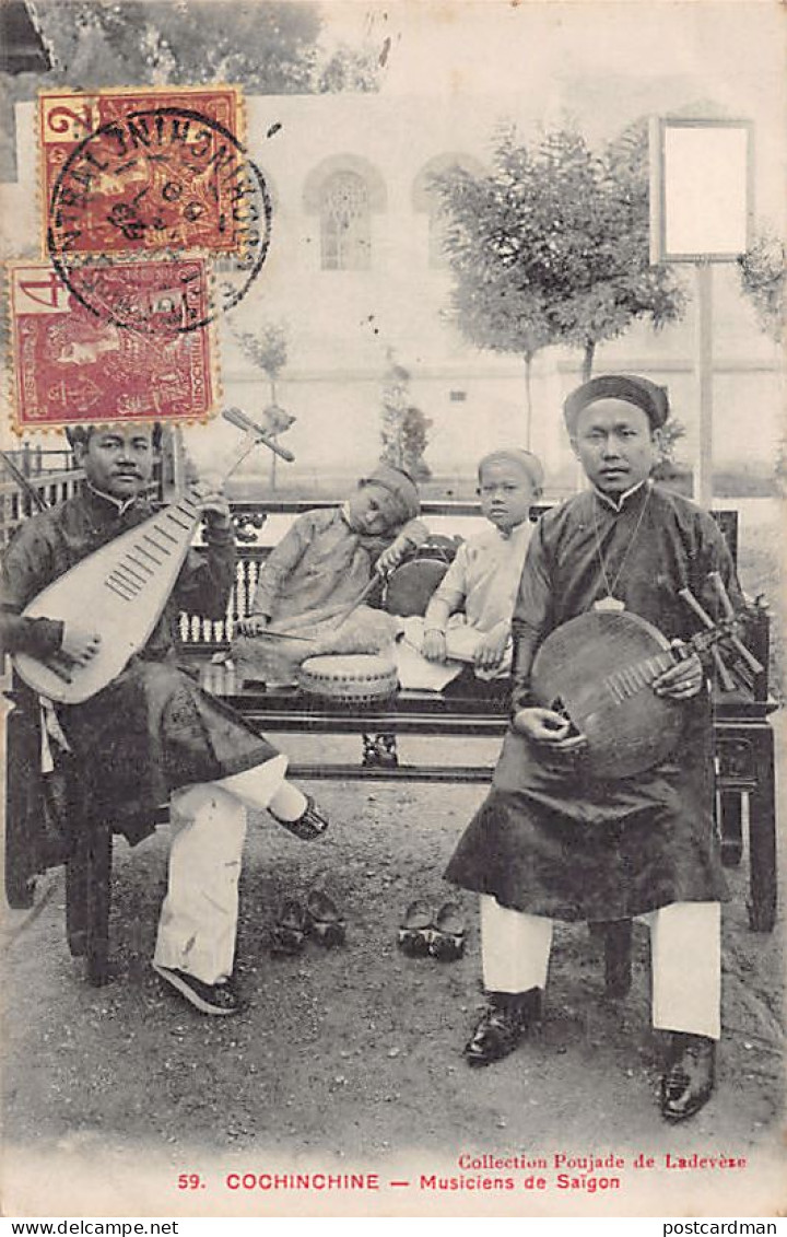 Viet-Nam - Musiciens De Saigon - Ed. Poujade De Ladevèze 59 - Vietnam