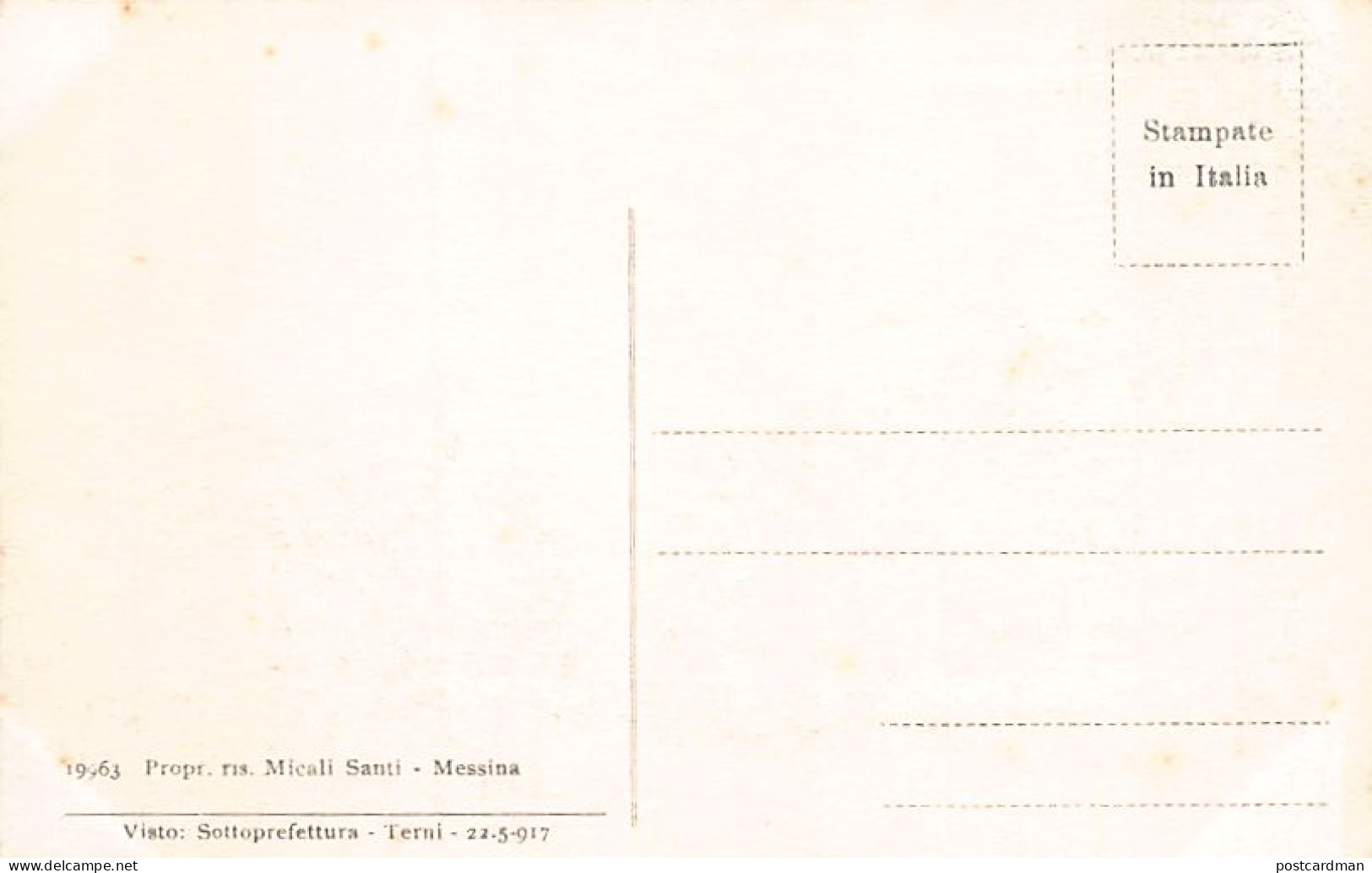 Messina Primo Del Disastro Del 28 Diciembre 1908 - La Cattedrale - Messina