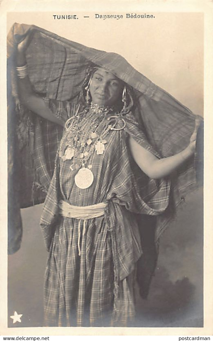 Tunisie - Danseuse Bédouine - CARTE PHOTO Papier Bromure Guillemot - Ed. Inconnu  - Tunesien