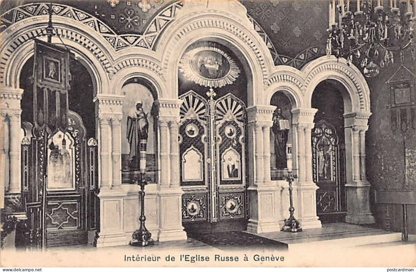 GENÊVE - Intérieur De L'église Russe - Ed. E. Hofmann  - Genève