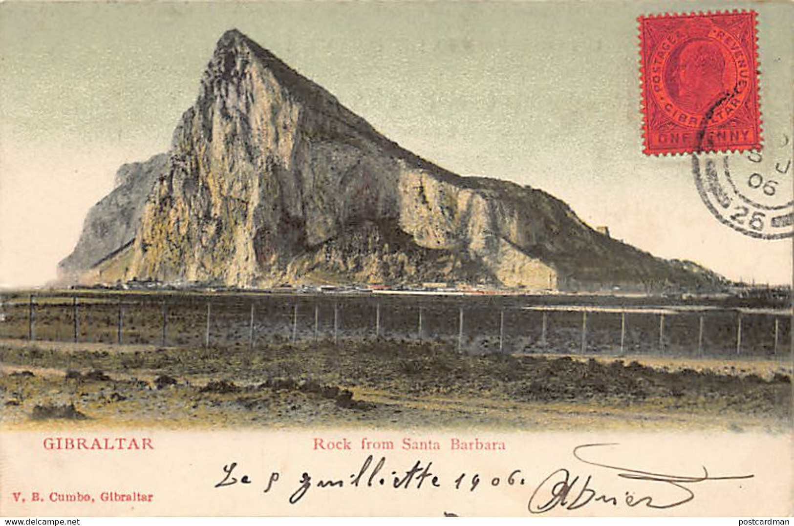 Gibraltar - Rock From Santa Barbara - Publ. V. B. Cumbo  - Gibraltar