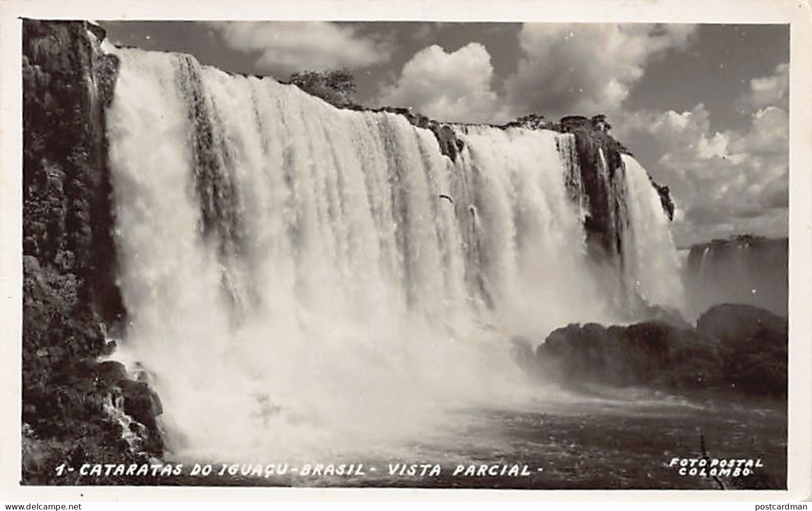 BRASIL Brazil - Cataratas Do Iguaçu - Vista Parcial - Ed. Postal Colombo 1 - Other & Unclassified