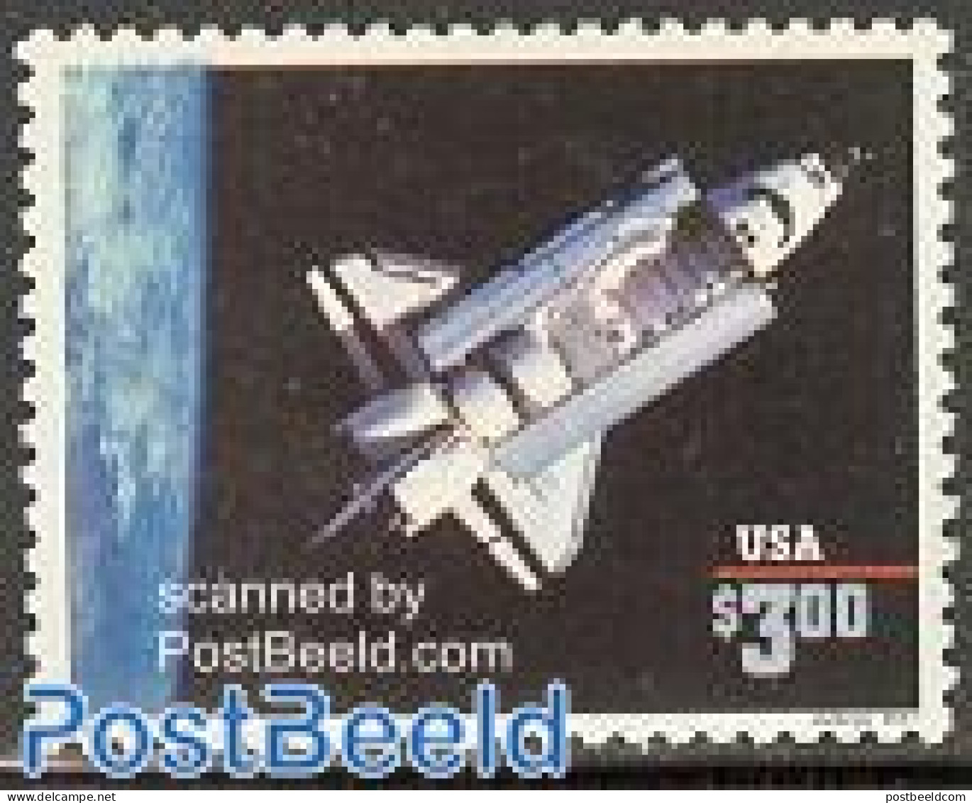 United States Of America 1996 Challenger 1v (with Year 1996), Mint NH, Transport - Space Exploration - Neufs