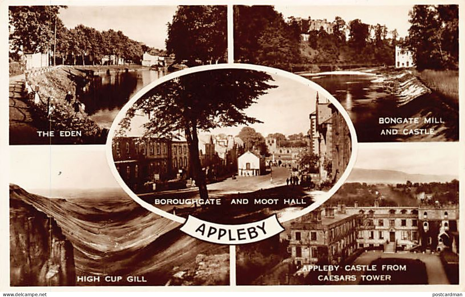 England - Cumb - APPLEBY Bongate Mill The Eden High Cup Gill - Autres & Non Classés