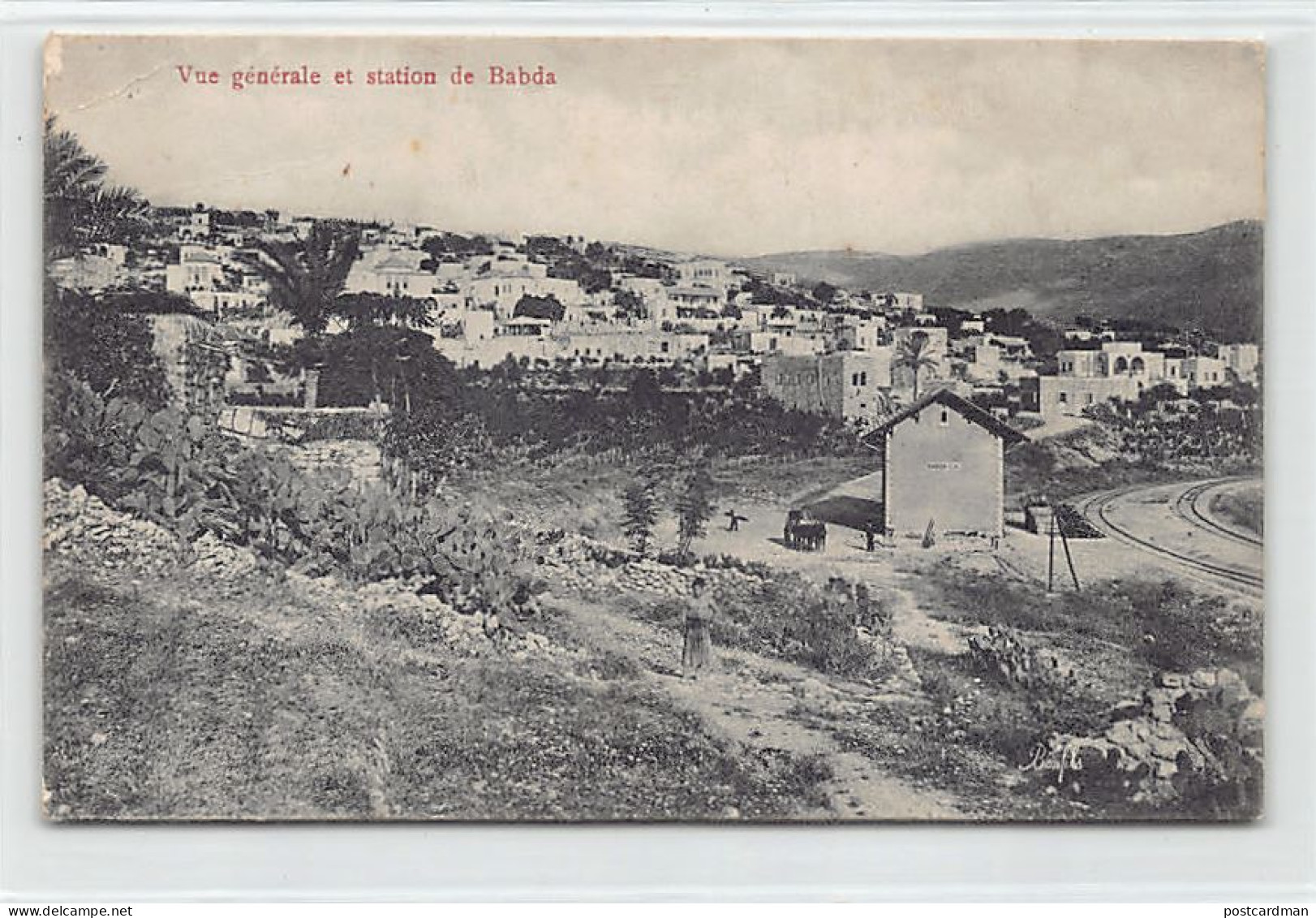 Liban - BAABDA - Vue Générale Et Station (gare) - Ed. Dimitri Tarazi & Fils 93 - Liban