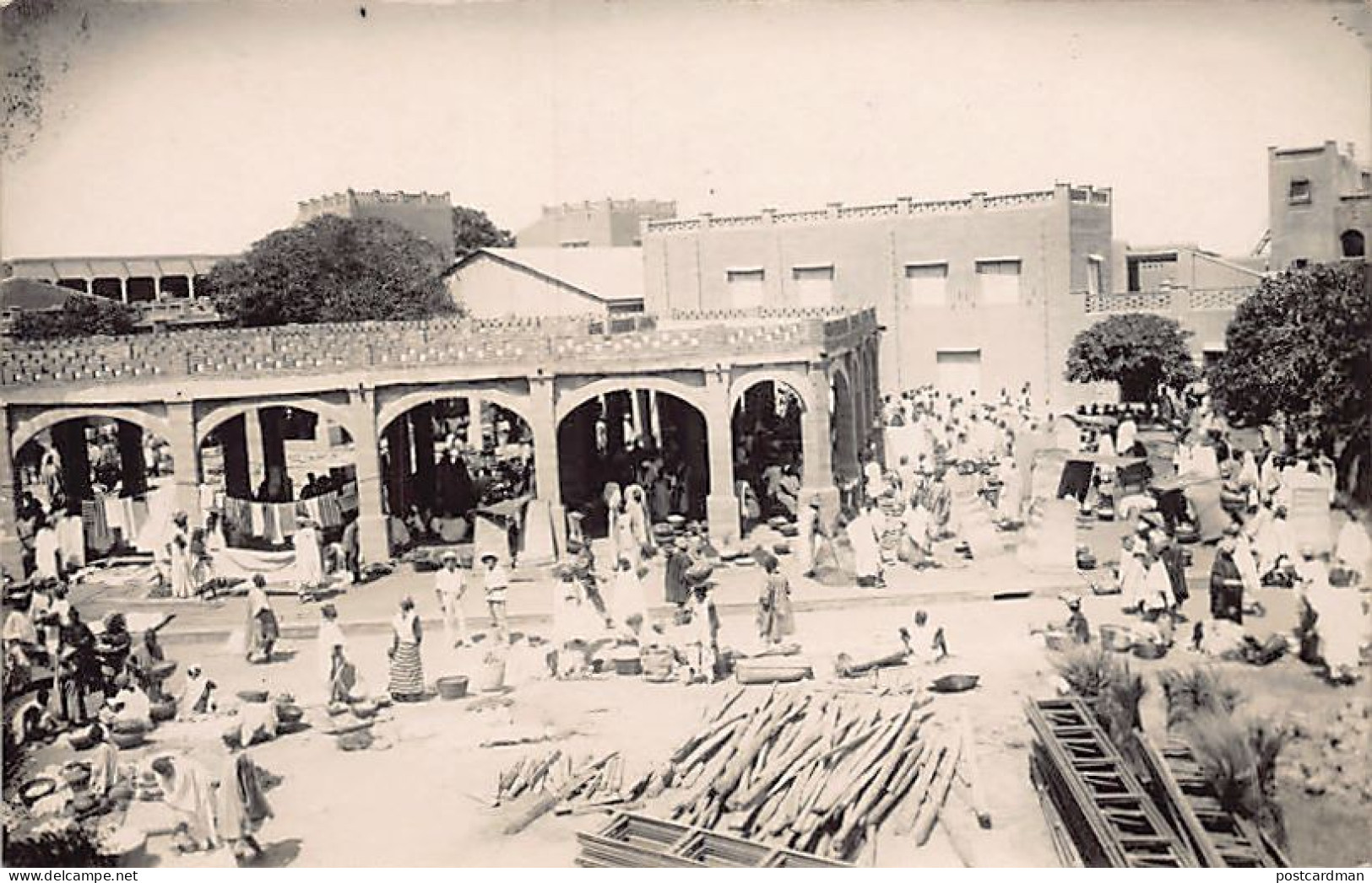 Mali - MOPTI - Le Marché - CARTE PHOTO - Ed. Marcel Lauroy  - Mali