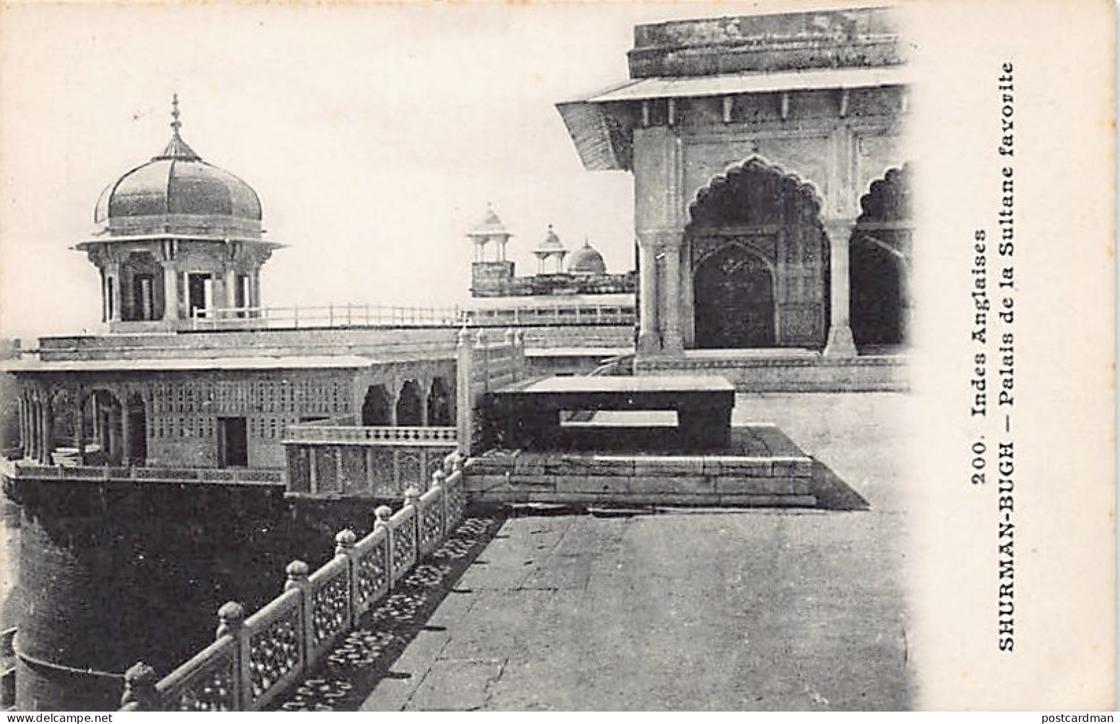 India - AGRA - Musamman Burj (Agra Fort) - Publ. Messageries Maritimes 200 - India
