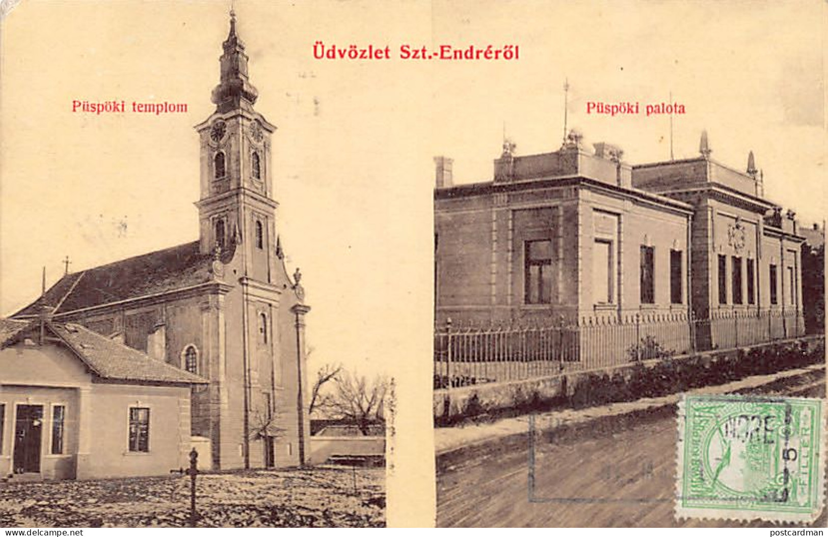 Hungary - SZENTENDRE - Püspöki Templom - Püspöki Palota - Hongrie