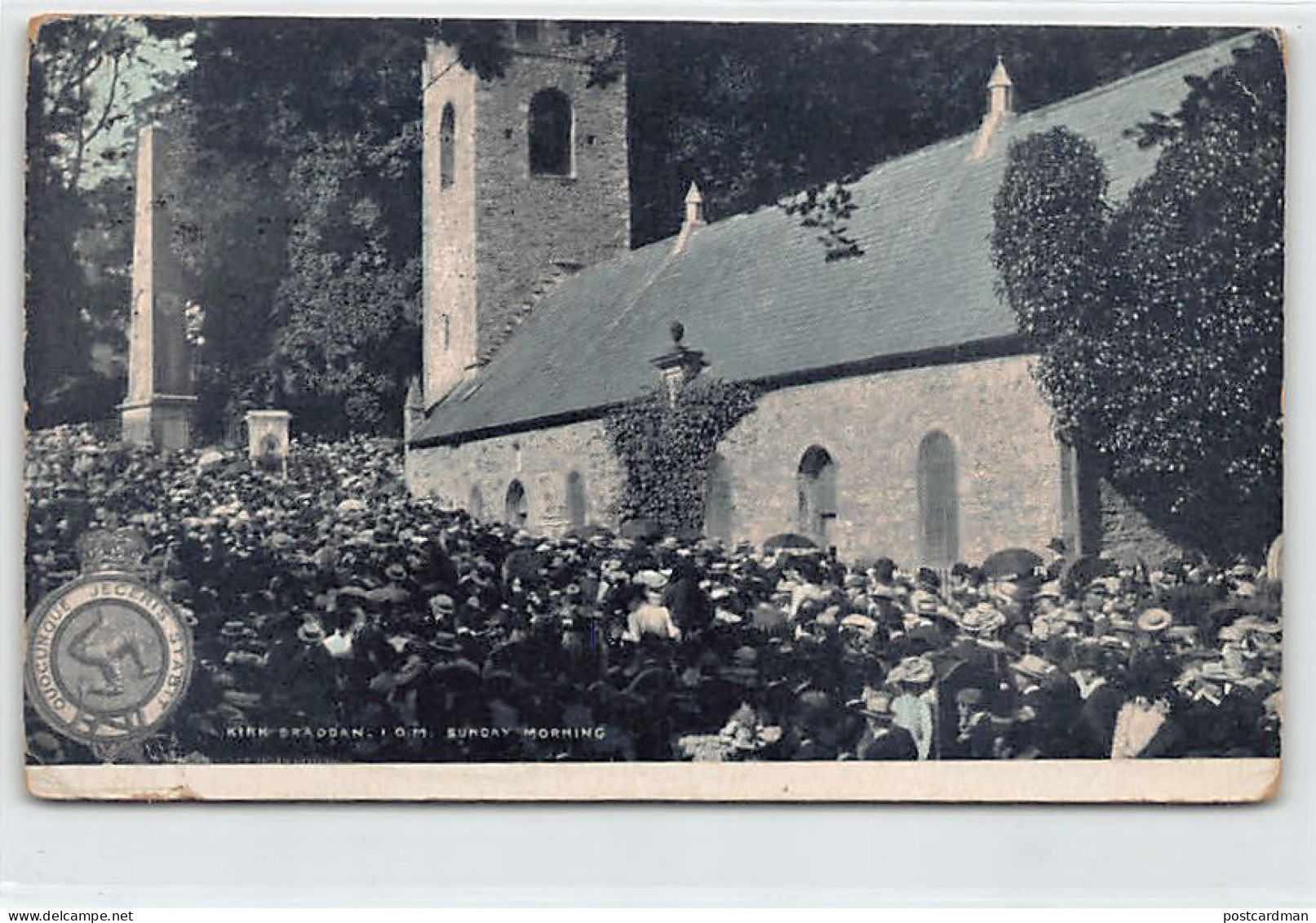 Isle Of Man - BRADDAN - Church - Sunday Morning - Publ. Unknown  - Insel Man