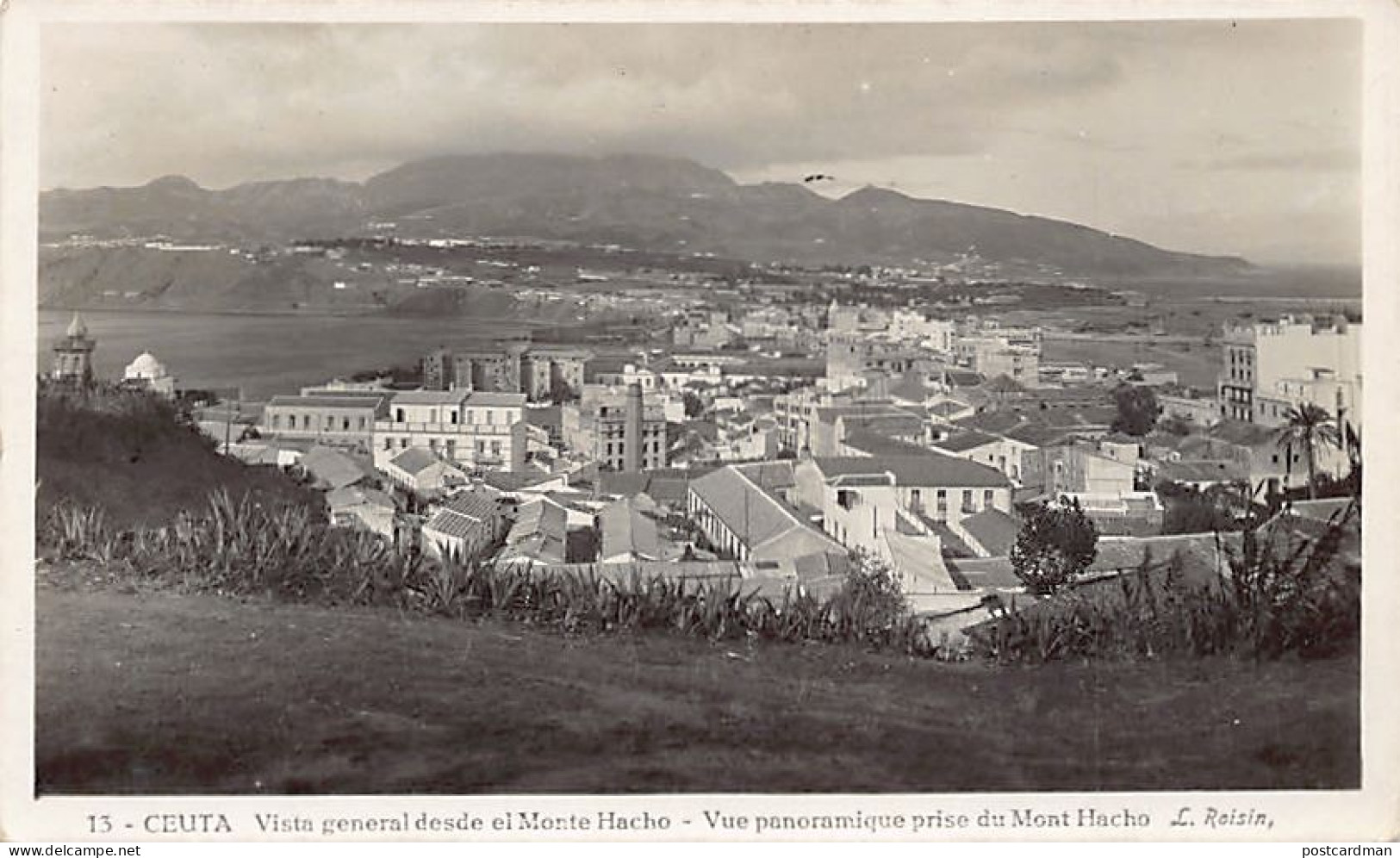 España - CEUTA - Vista General Desde El Monte Hacho - Ed. L. Roisin 13 - Ceuta