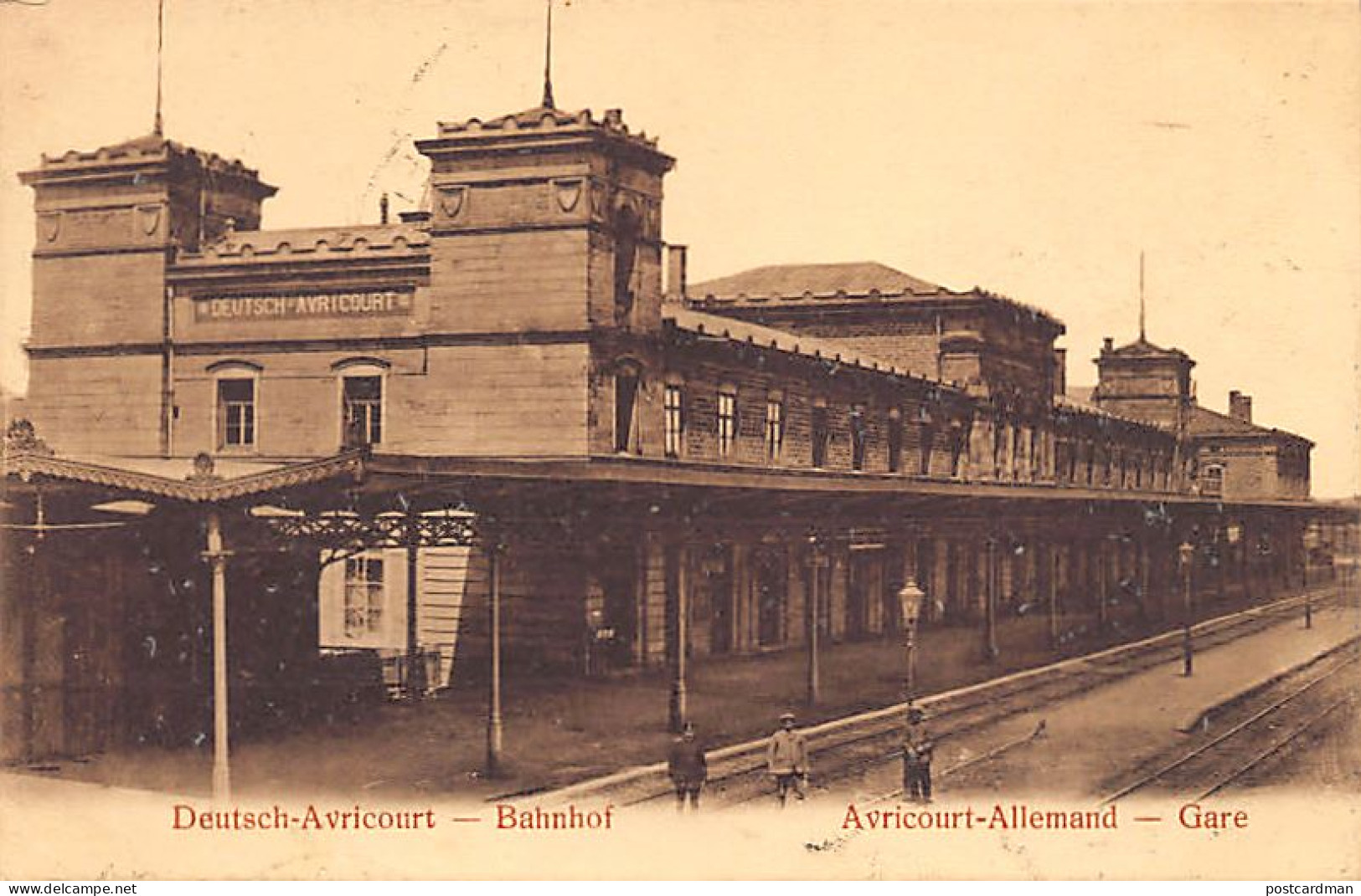 AVRICOURT (57) La Gare - Ed. W.S.S. - Other & Unclassified