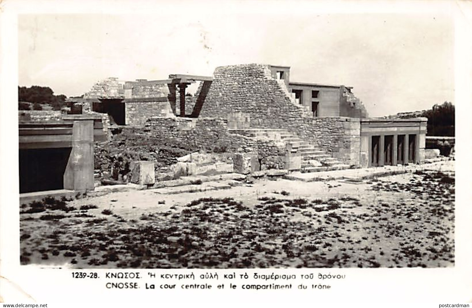 Crete - KNOSSOS - Central Courtyard - Publ. Unknown 1239 28 - Greece