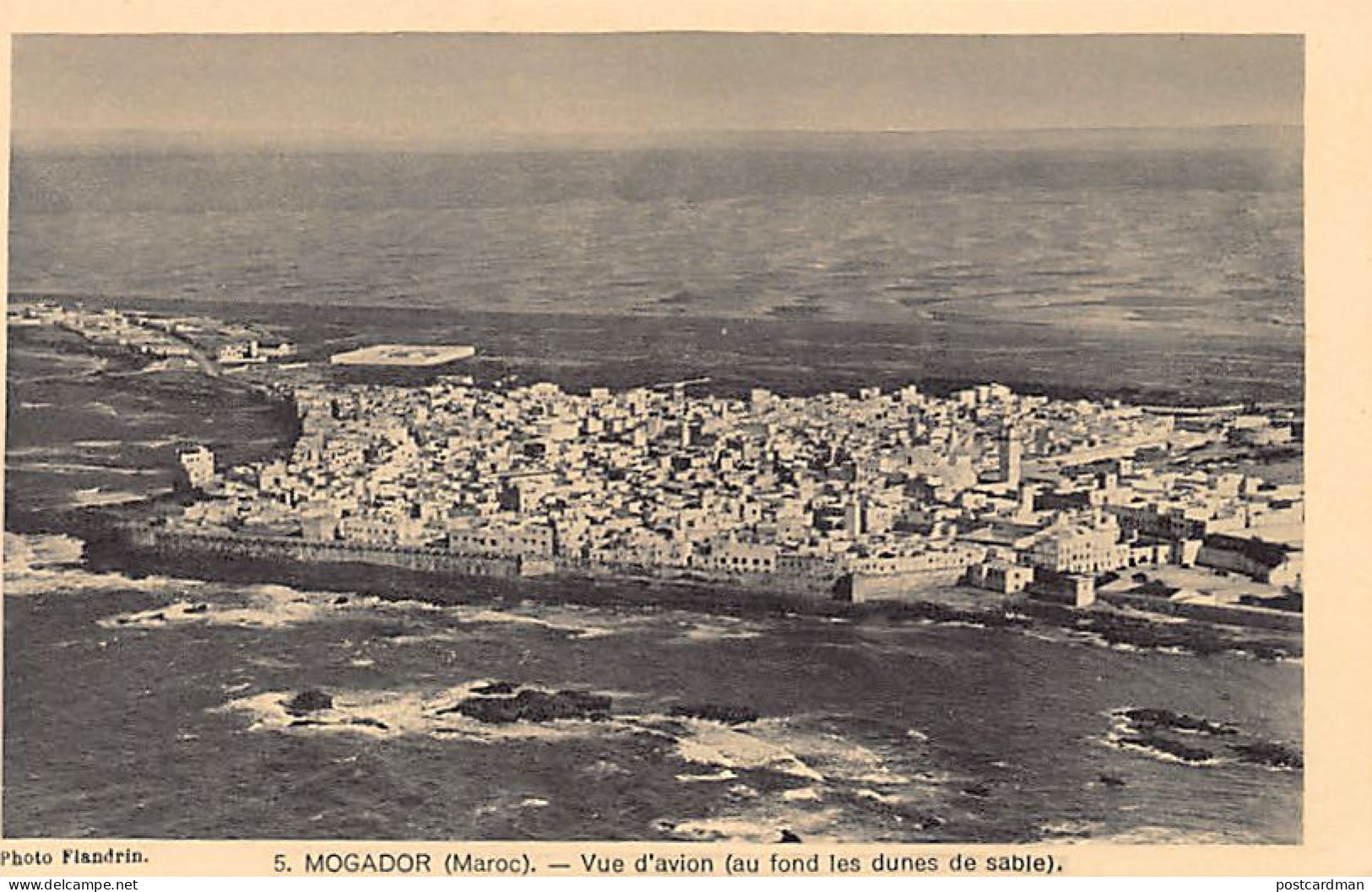 Maroc - MOGADOR Essaouira - Vue D'avion - Ed. Flandrin 5 - Other & Unclassified