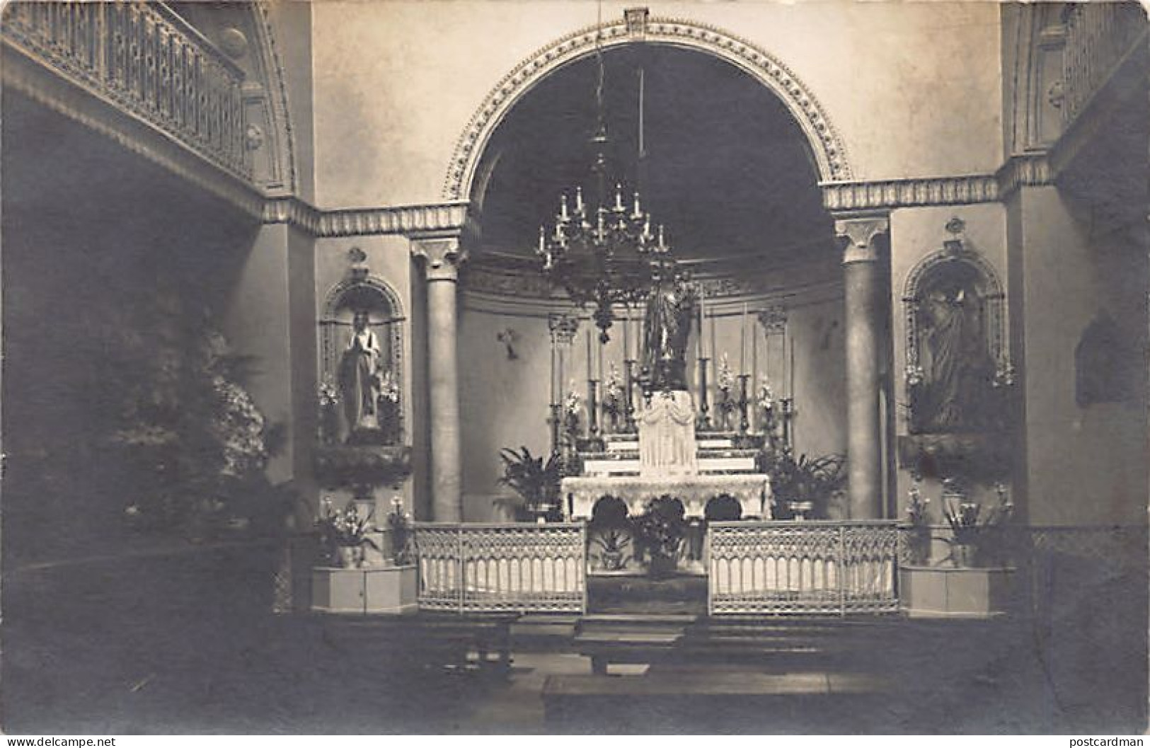 Tunisie - TUNIS - La Chapelle Du Pensionnat St-Joseph - CARTE PHOTO Année 1921 - Ed. Inconnu  - Tunisie