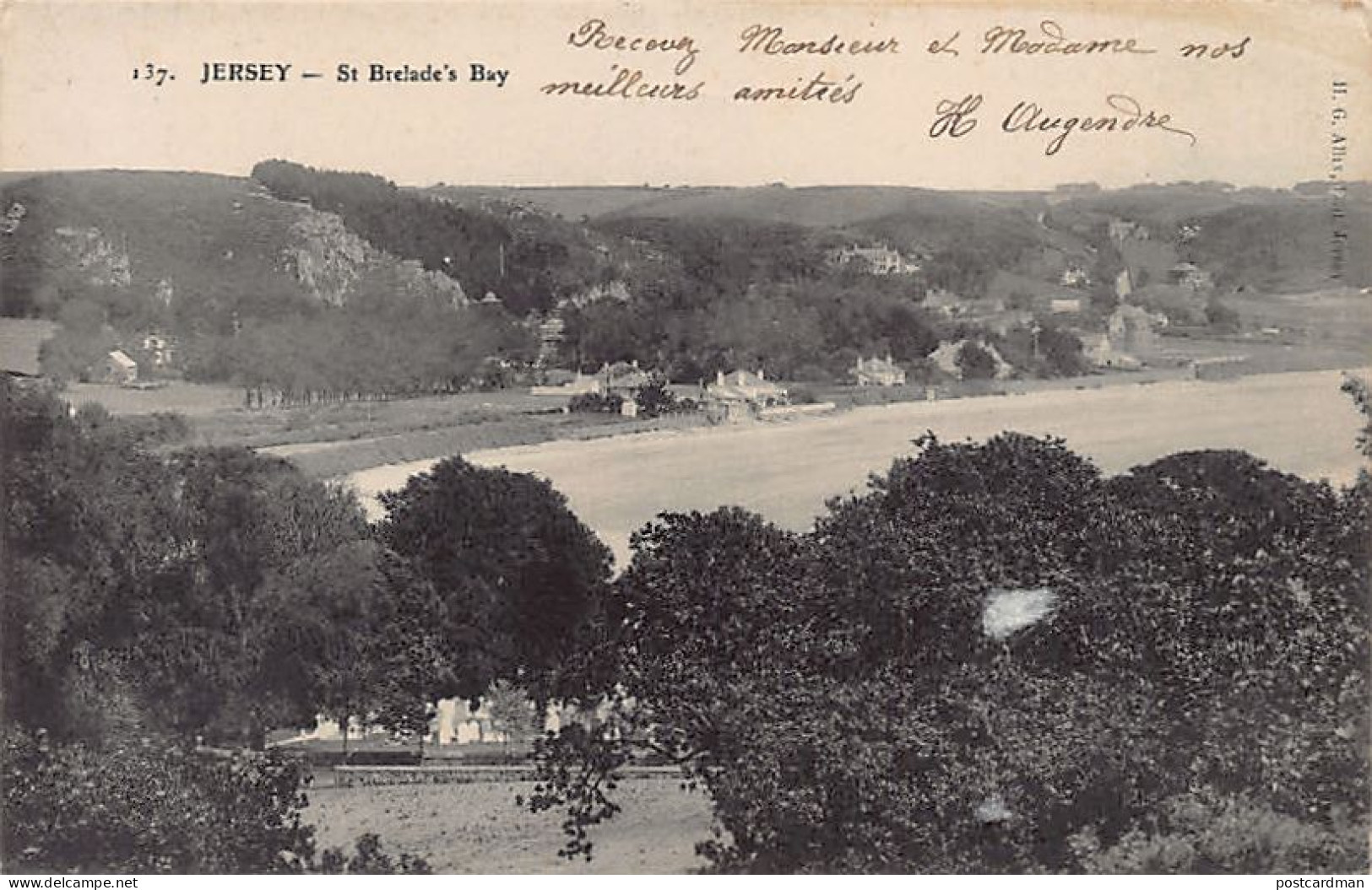 Jersey - St Brelade's Bay - Publ. H.G. Allix 137 - Sonstige & Ohne Zuordnung