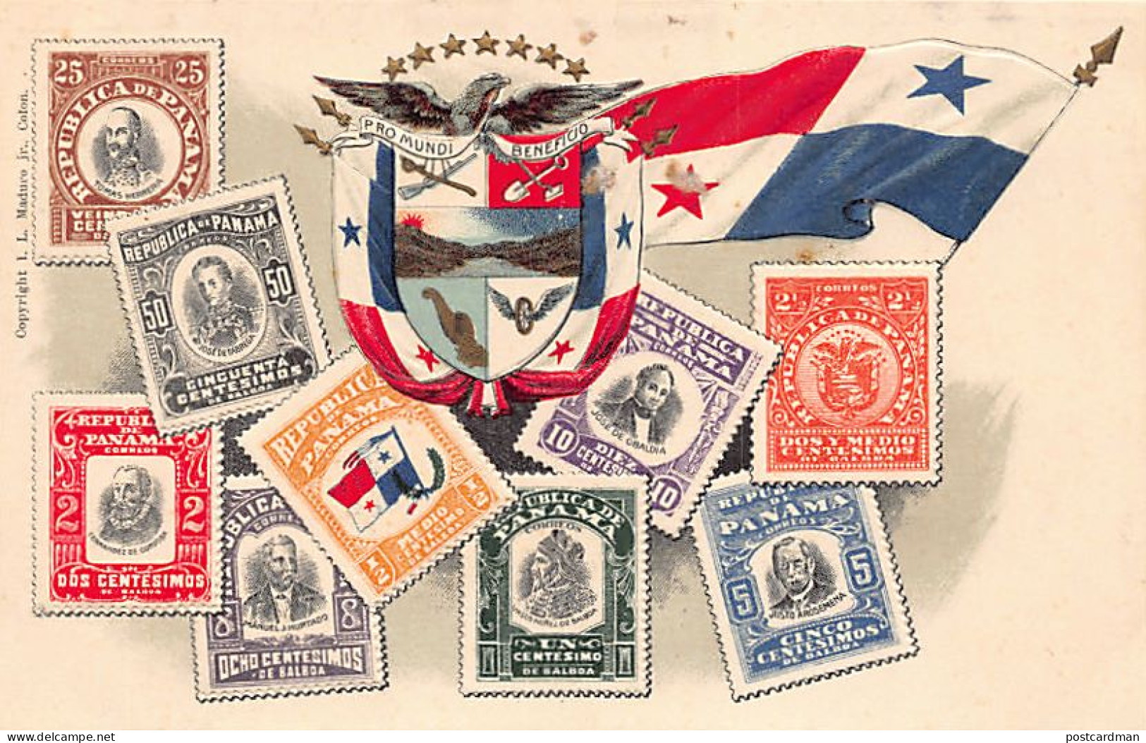 Panamá - Sellos De La República De Panamá - Stamps Of Panama - Publ. I. L. Maduro Jr.  - Panama