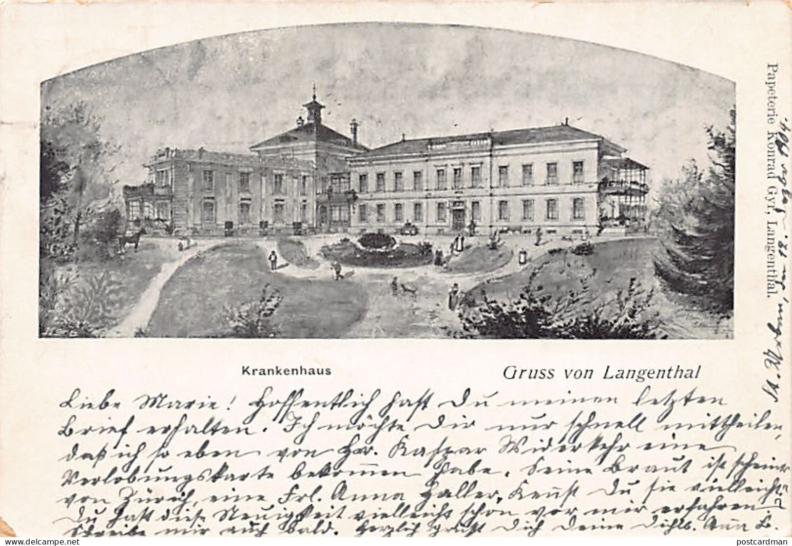 LANGENTHAL (BE) Krankenhaus - Verlag K. Gyr  - Langenthal