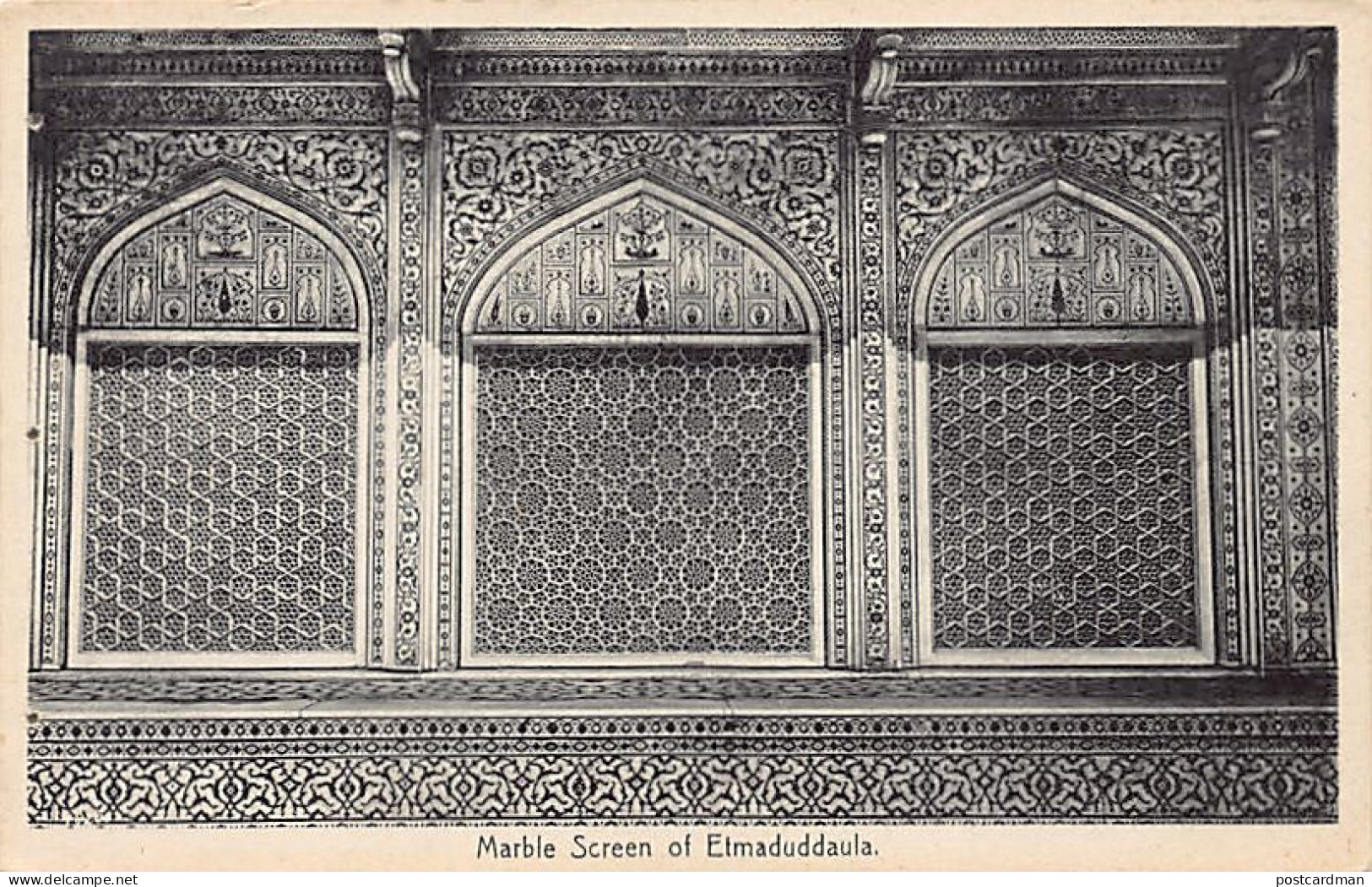 India - AGRA - Marble Screen Of Etmaduddaula - Publ. Lal Chand & Sons  - India