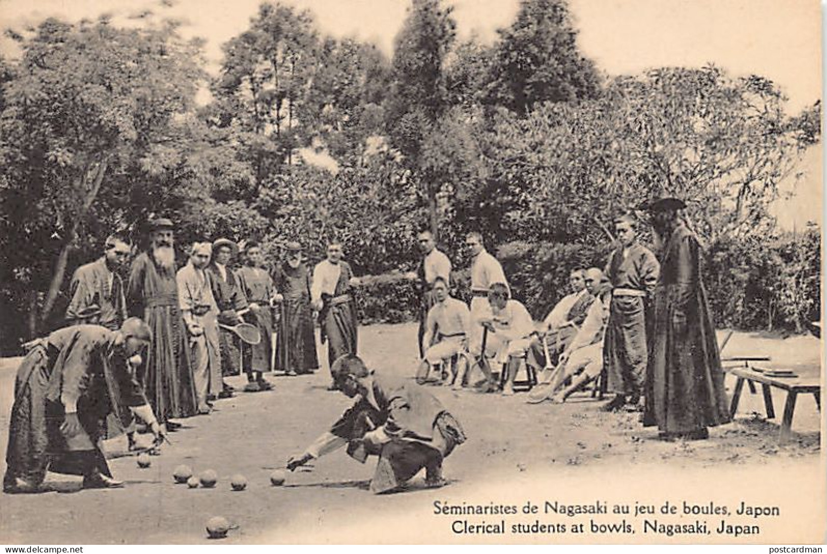 Japan - Nagasaki Seminarians Playing Bowls - Publ. Foreign Missions Of Paris (France) - Other & Unclassified