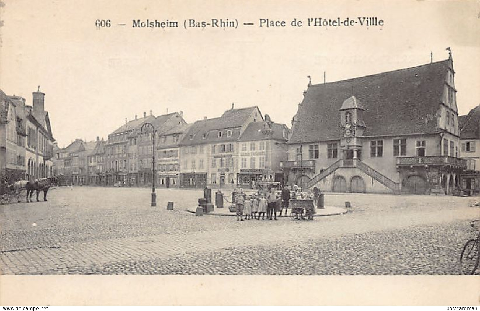 Molsheim - Place De L'Hôtel De Ville - Edition Alsacienne Paulus & Recht, Strasbourg, 12 Rue Mercière - Molsheim