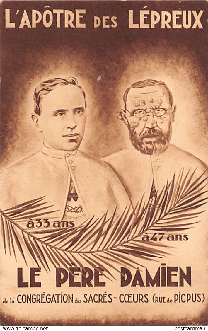 Hawaii - Father Damien, The Apostle To The Lepers - Congregation Of The Sacred Hearts Of Picpus - Publ. Father Mouly  - Molokai