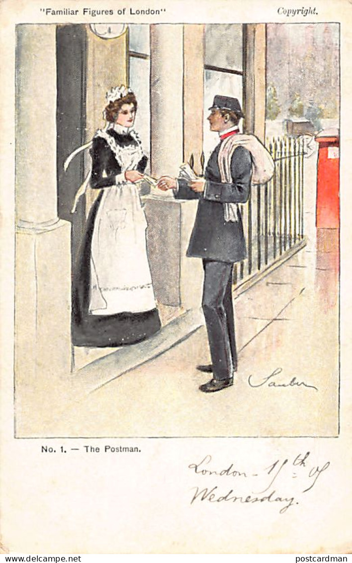 England - Familiar Figures Of London The Postman - Publ. Peacock Pictorial Stationery Co. Ltd. 1 - Autres & Non Classés