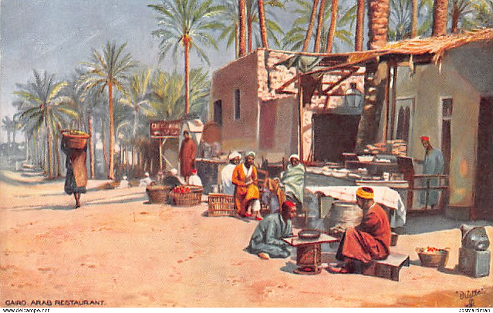 Egypt - CAIRO - Arab Restaurant - Publ. Raphael Tuck Picturesque Egypt Series IX - Le Caire