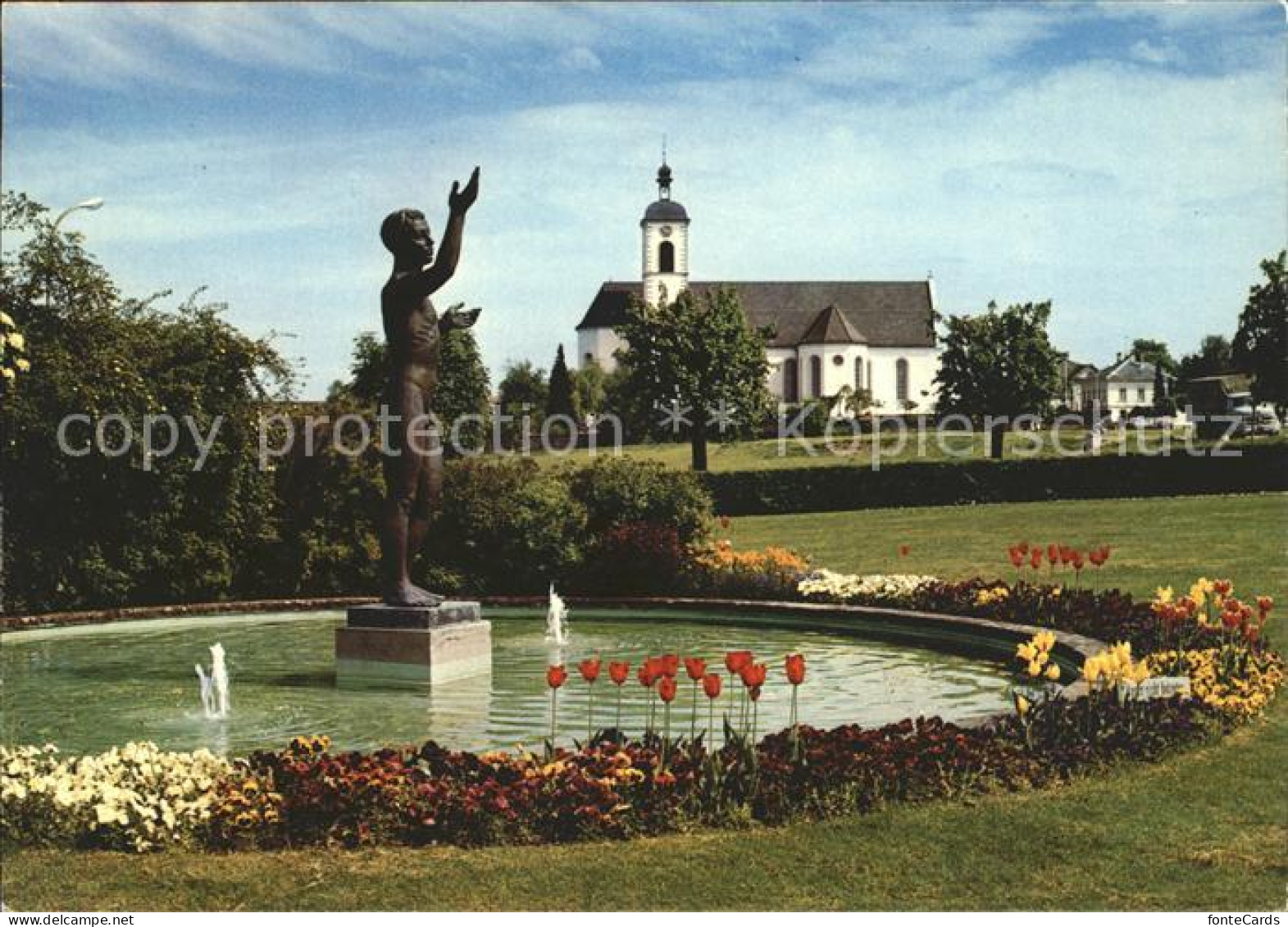 11993009 Kreuzlingen TG Parkanlage Basilika St Ulrich Kreuzlingen - Altri & Non Classificati