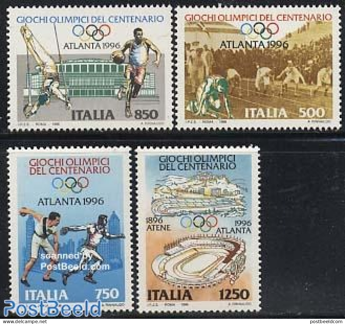Italy 1996 Olympic Games 4v, Mint NH, Sport - Athletics - Olympic Games - Sonstige & Ohne Zuordnung
