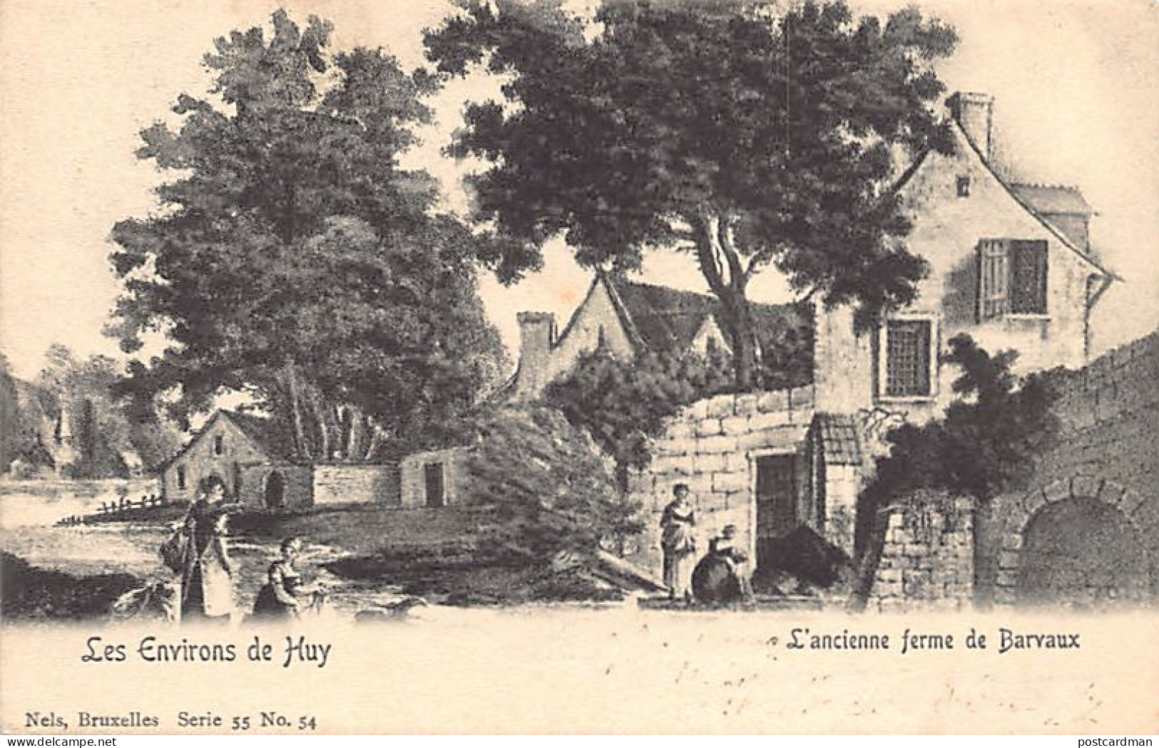 Belgique - Les Environs De Huy (Liège) L'ancienne Ferme De Barvaux - Ed. Nels Série 55 N. 54 - Huy