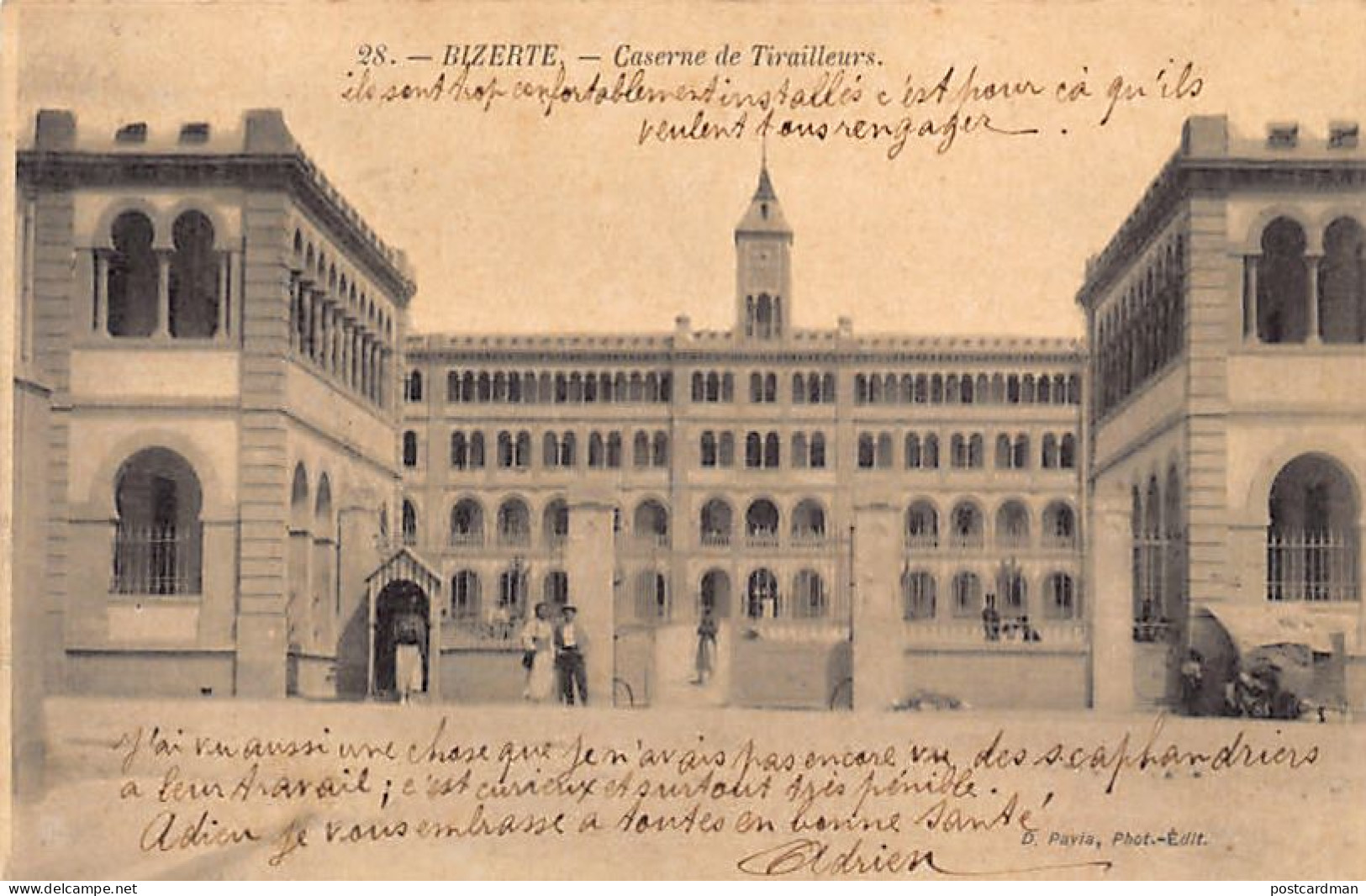 BIZERTE - Caserne De Tirailleurs - Ed. D. Pavia 28 - Tunesië