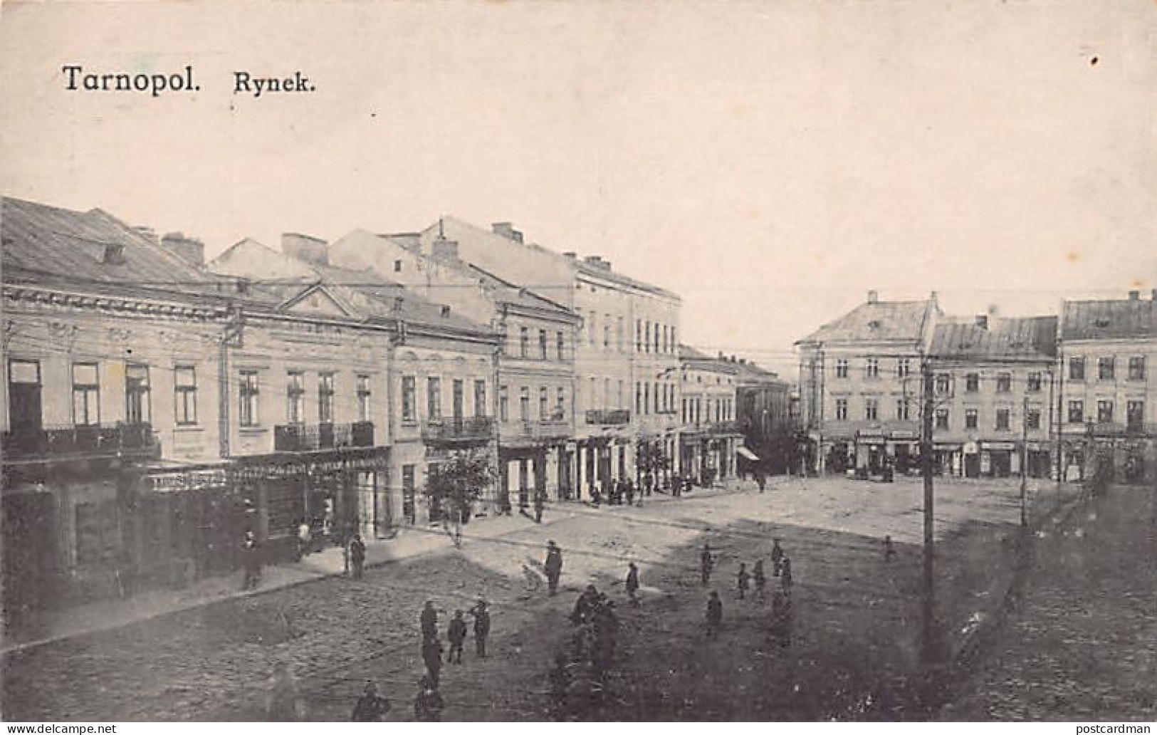 Ukraine - TERNOPIL Tarnopol - Market - Publ. B. Krell  - Ucraina