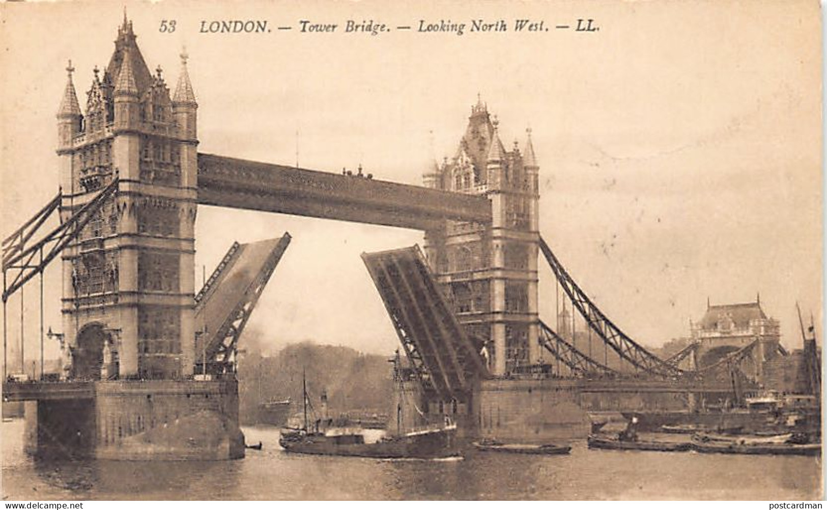England - LONDON Tower Bridge Looking North West Levy LL 53 - Autres & Non Classés