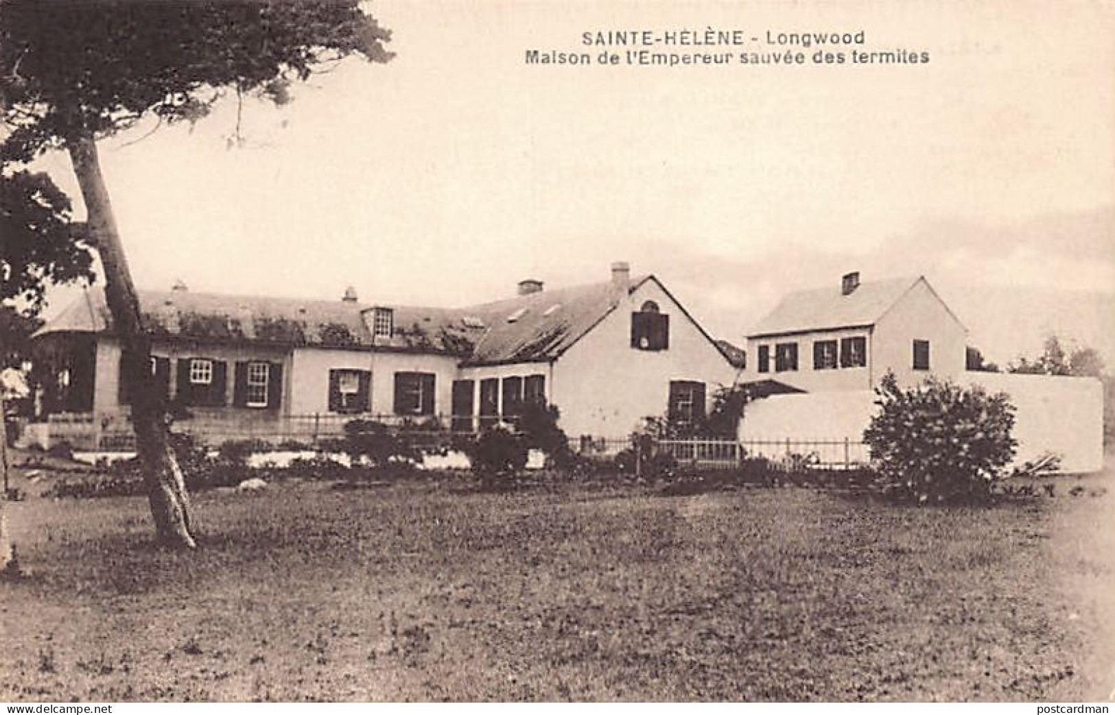 ST. HELENA - Longwood House, Home Of The Emperor Napoleon Saved From Termites - Publ. Etablissements Décamps  - Sainte-Hélène