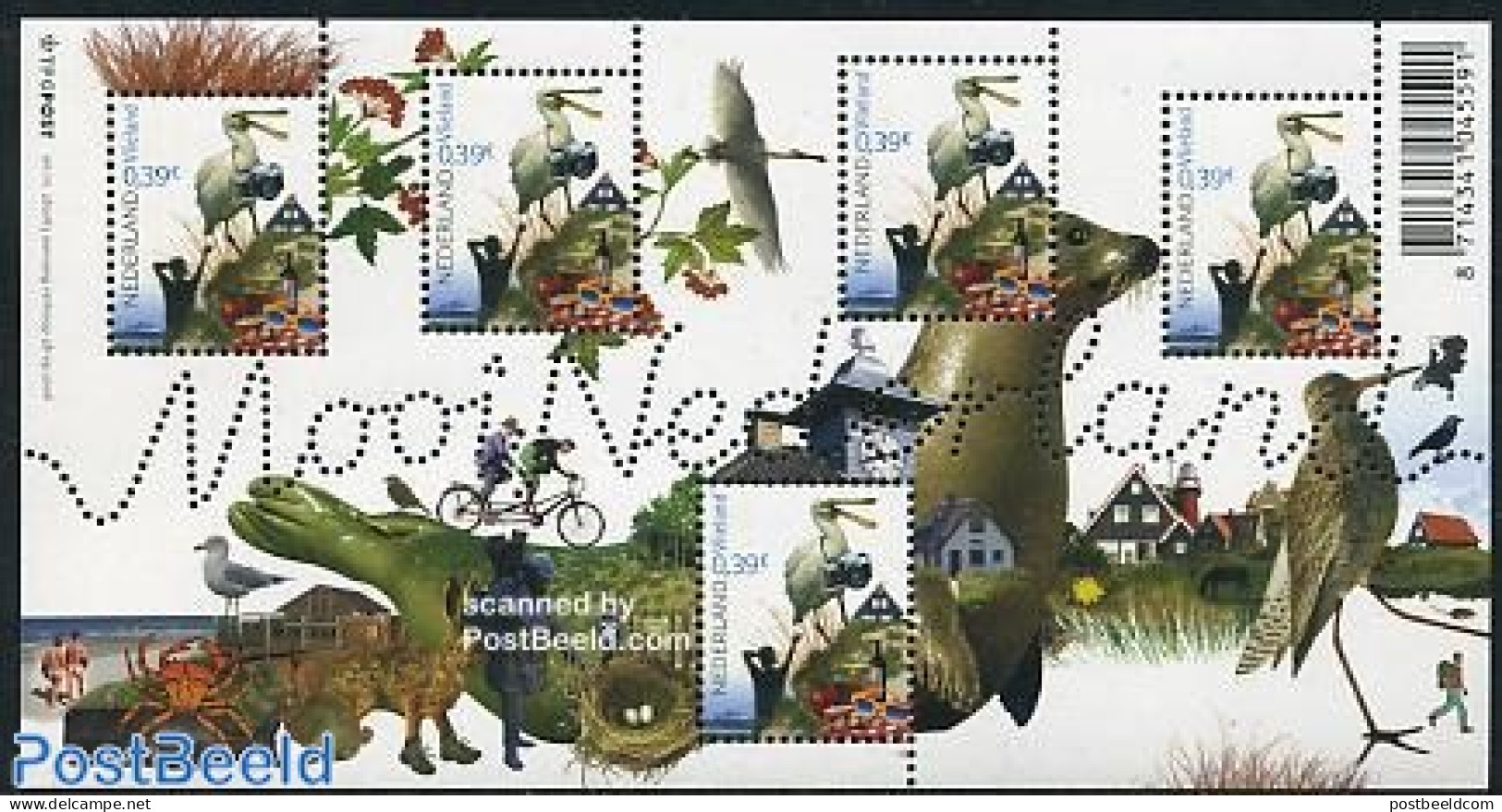 Netherlands 2006 Beautiful Holland, Vlieland S/s, Mint NH, Nature - Sport - Transport - Various - Birds - Cats - Horse.. - Unused Stamps