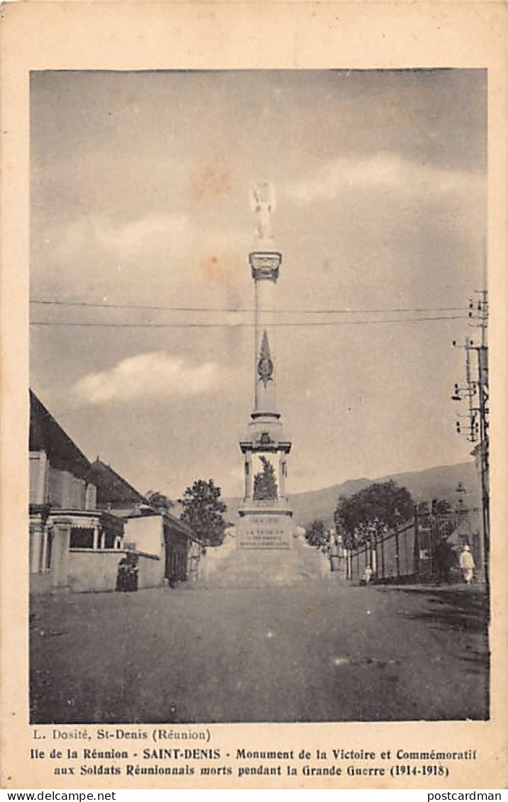La Réunion - SAINT DENIS - Monument De La Grande Guerre - L. Dosité - Other & Unclassified