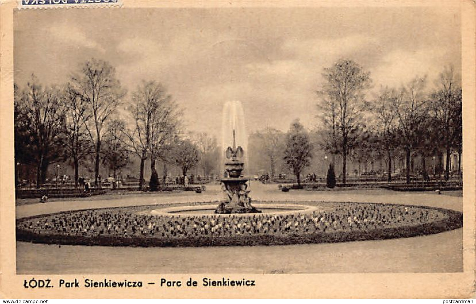 POLSKA Poland - ŁÓDŹ - Parc Sienkiewicza - Pologne