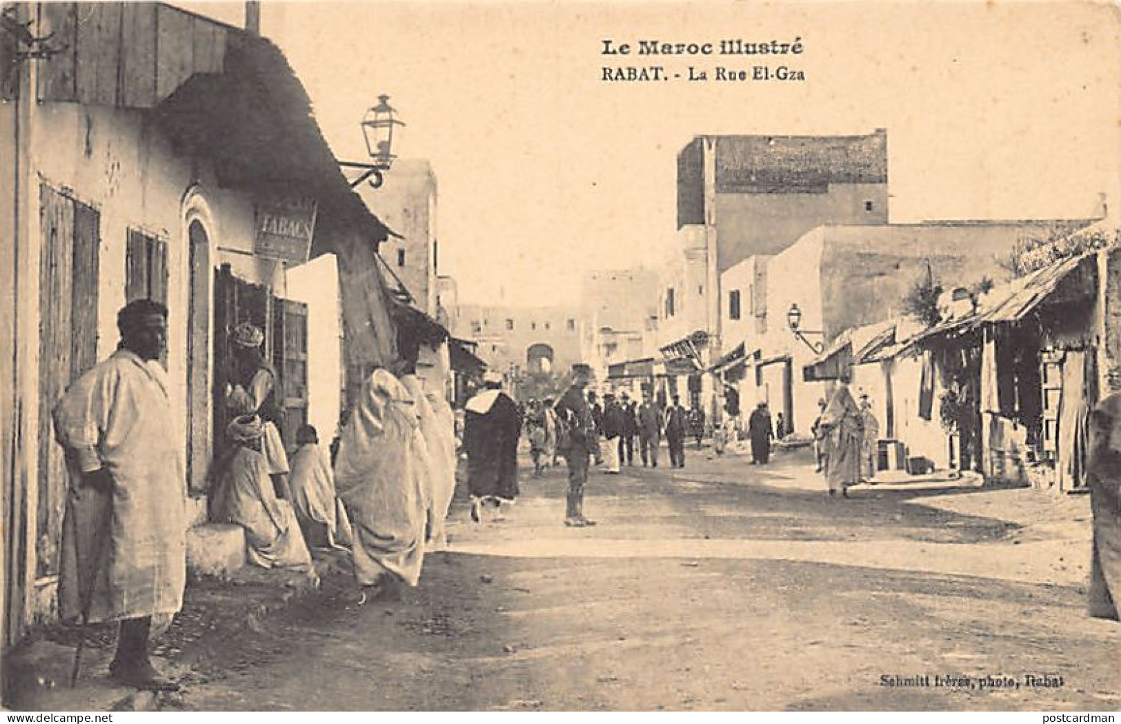 Maroc - RABAT - La Rue El-Gza - Ed. Schmitt Frères  - Rabat