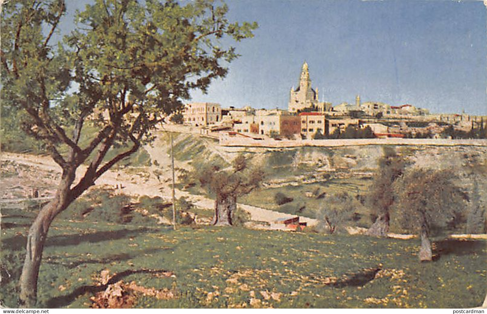 Israel - JERUSALEM - Mount Zion - SEE STAMPS - Publ. Uvachrom 2628 Serie 13 - Israel