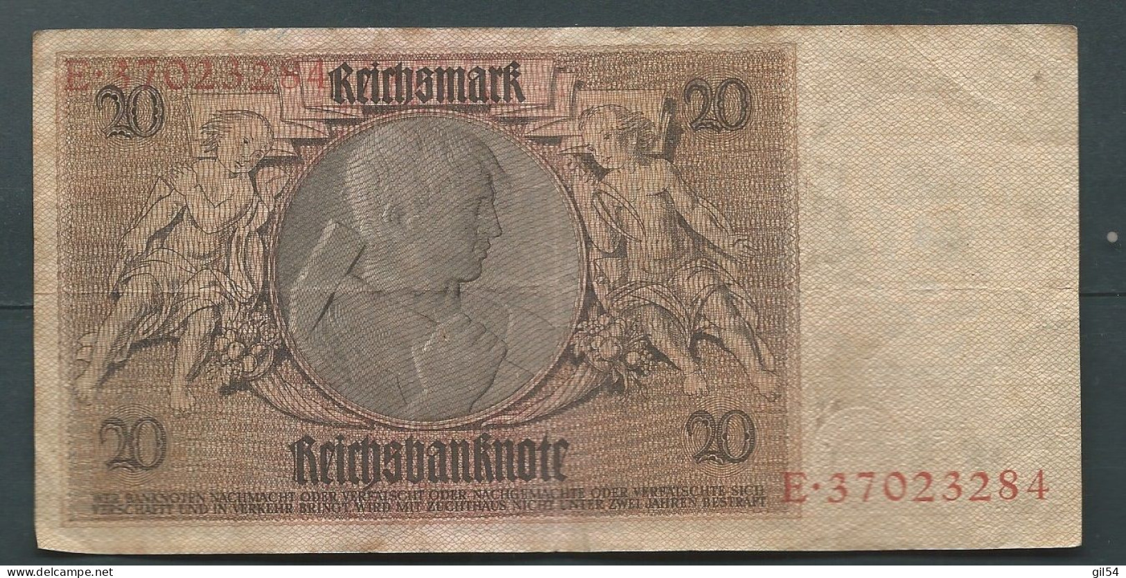 Allemagne Dt. Reich 20 Reichsmark 1929 - E.37023284   --  Laura14326 - 20 Mark