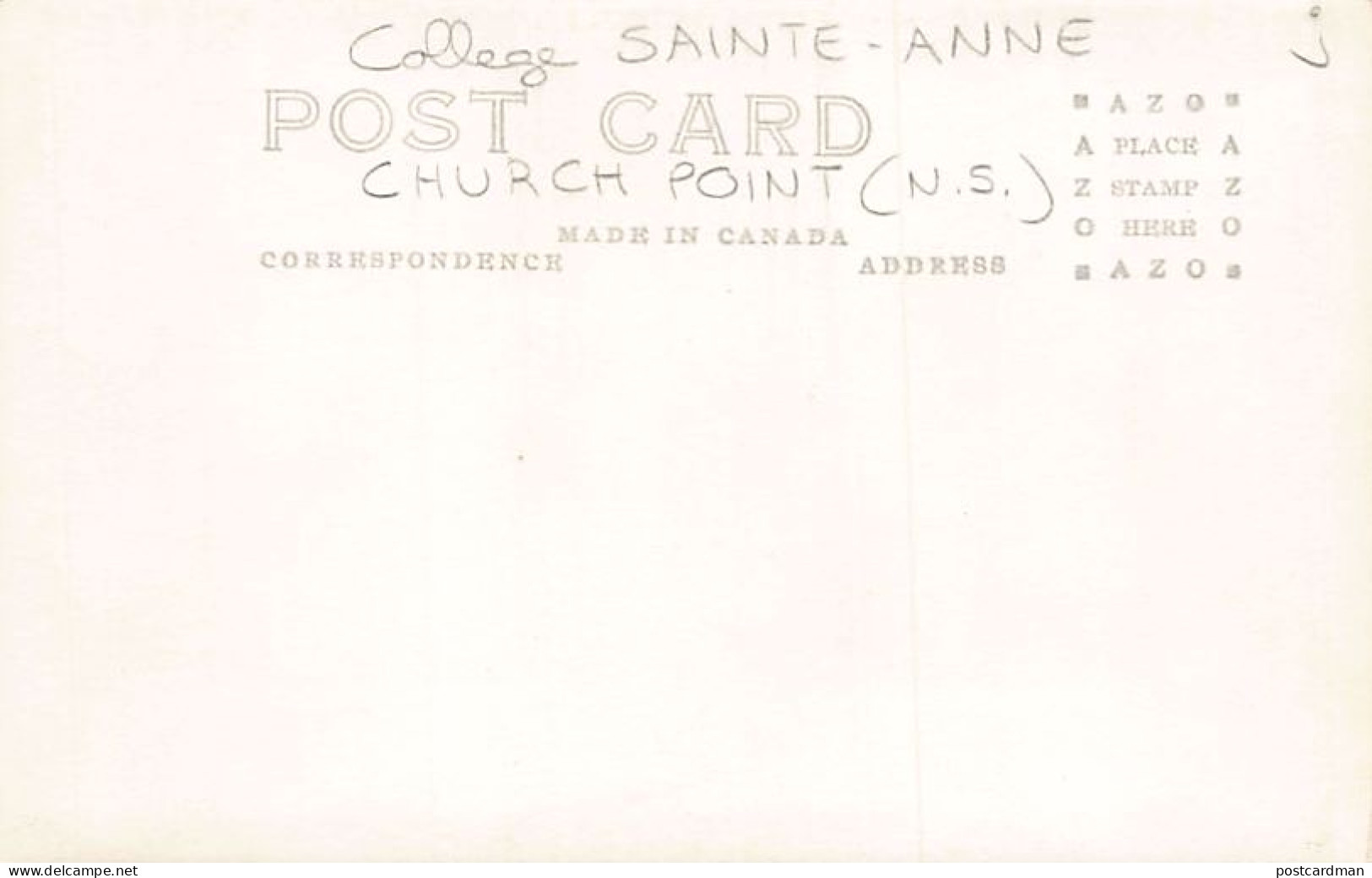 Canada - CHURCH POINT (NS) The Band Of The College Sainte-Anne - REAL PHOTO - Publ. Unknown  - Other & Unclassified