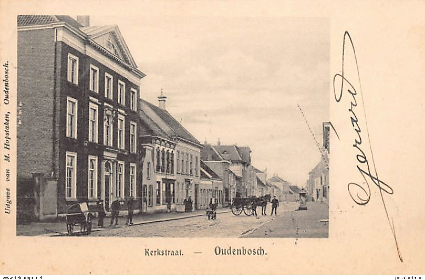 OUDENBOSCH (NB) Kerkstraat - Uitg. M. Hopstaken  - Altri & Non Classificati