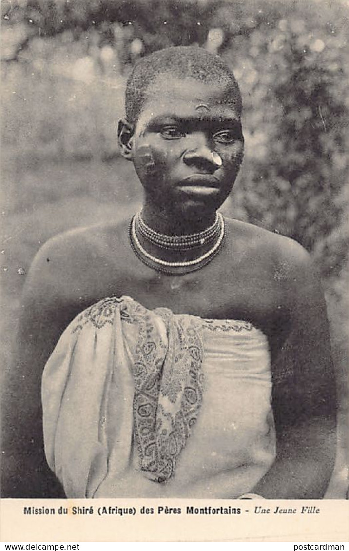 Malawi - A Girl With A Nasal Ornament - Publ. Company Of Mary - Mission Du Shiré Des Pères Montfortains - Malawi