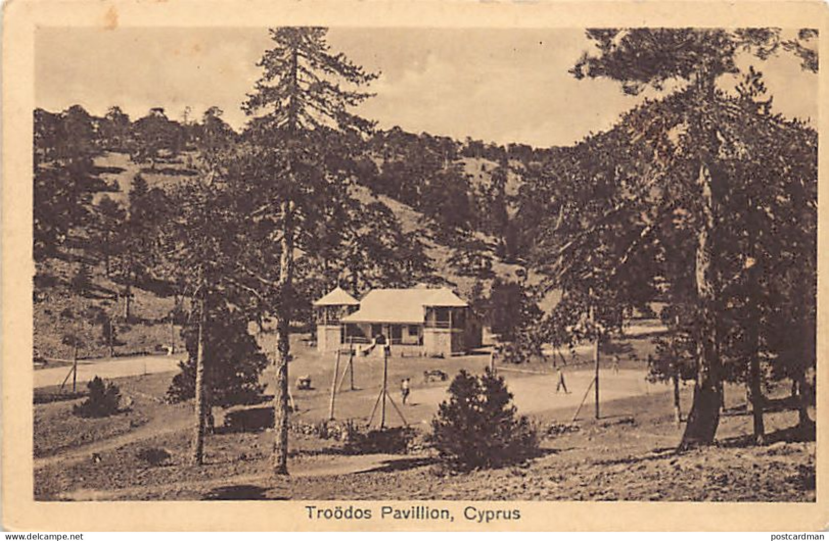 Cyprus - Troodos Pavillion (Tennis Court) - Publ. J. P. Foscolo  - Cyprus
